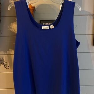 Chico's Vibrant Blue Tank Top